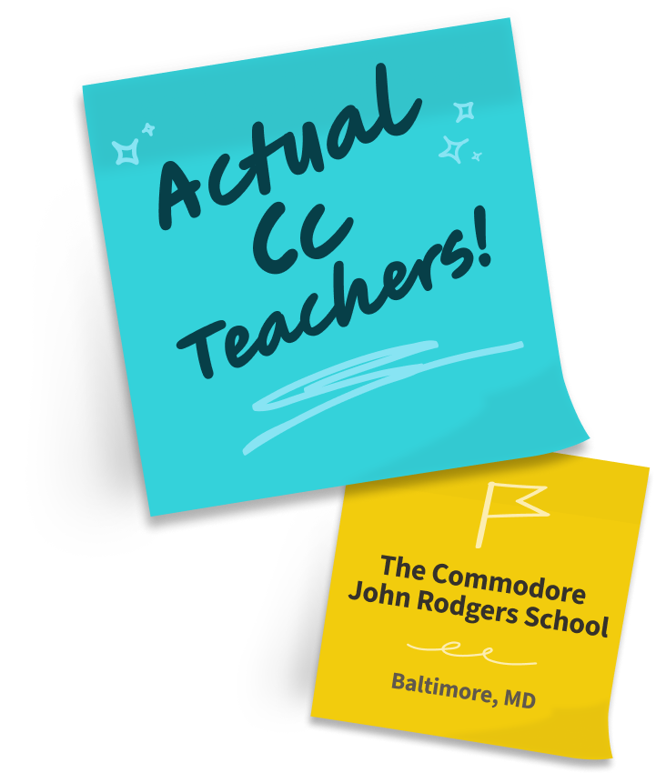 Actual Cc Teachers! The Commodore John Rodgers School, Baltimore, MD.