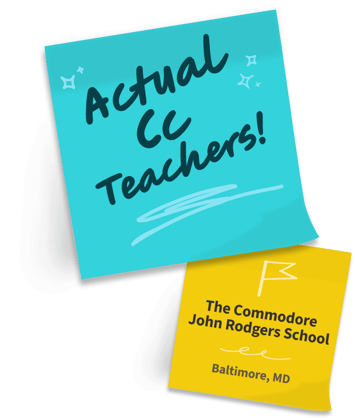 Actual Cc Teachers! The Commodore John Rodgers School, Baltimore, MD.